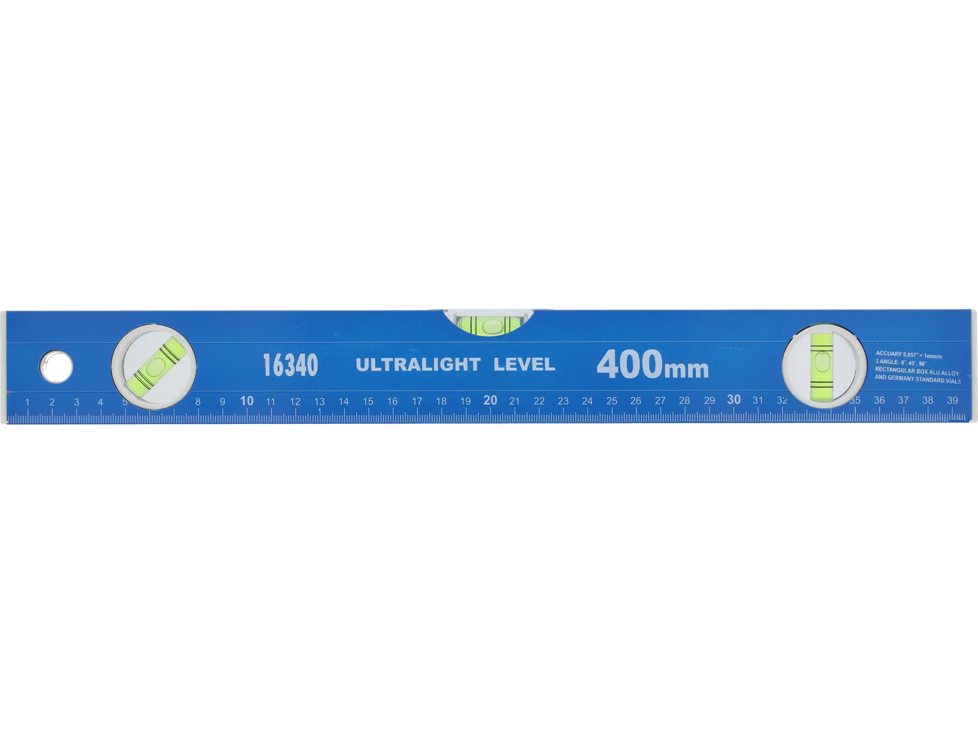 Aluminijumska libela sa 3 bočice 400 mm