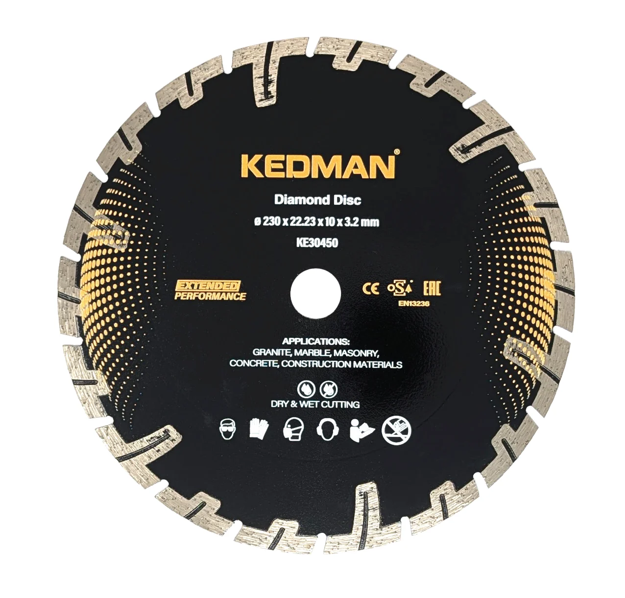 Kedman univerzalni disk 230x22.23x10mmx3.2mm